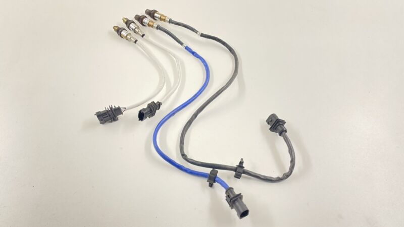 670002200 14-20 MASERATI GHIBLI AIR FUEL RATIO EXHAUST OXYGEN O2 SENSOR SET OF 4 OEM