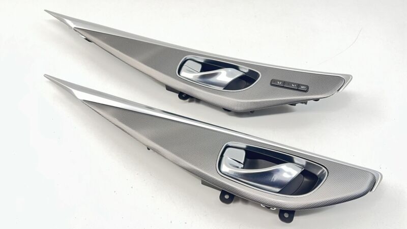 82924-4GA1A / 82924 4GA1A / 829244GA1A 14-22 INFINITI Q50 FRONT & REAR INTERIOR DOOR PANEL HANDLE BEZEL TRIM SET OEM