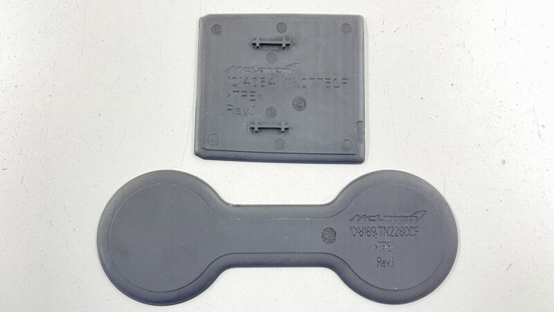 11N2280CP 15-17 MCLAREN 650S CENTER CONSOLE CUPHOLDER COIN STORAGE RUBBER MAT INSERT OEM