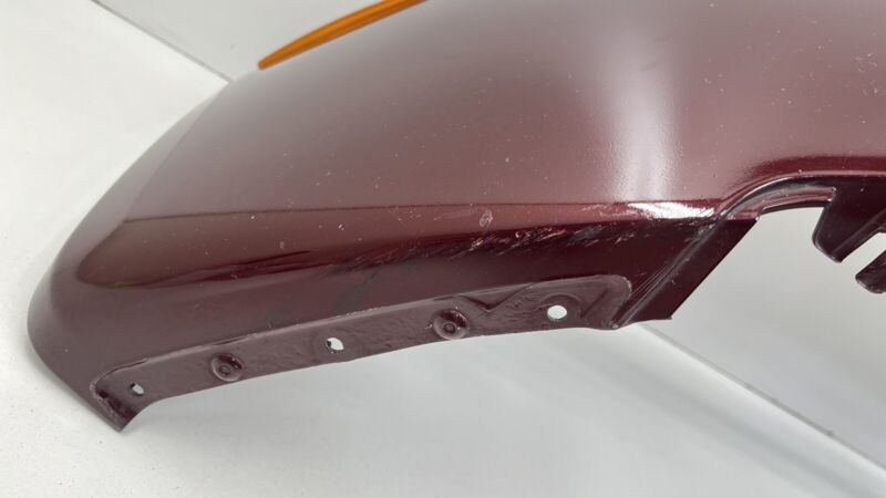 6G33-17D957 / 6G33 17D957 / 6G3317D957 07-10 ASTON MARTIN VANTAGE FRONT BUMPER COVER COMPLETE WITH GRILL MERLOT RED OEM