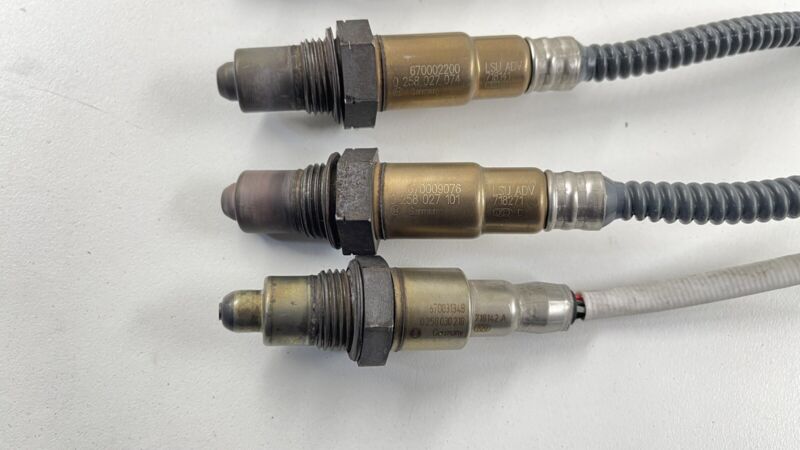 670002200 14-20 MASERATI GHIBLI AIR FUEL RATIO EXHAUST OXYGEN O2 SENSOR SET OF 4 OEM