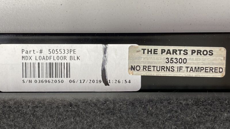 505533PE 14-20 ACURA MDX REAR TRUNK LOAD FLOOR BOARD CARGO COVER TRIM 505533PE OEM