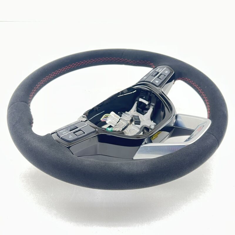 77901-T20-H020A / 77901 T20 H020A / 77901T20H020A 24-25 ACURA INTEGRA TYPE S STEERING WHEEL BLACK WITH RED STITCHING SUE