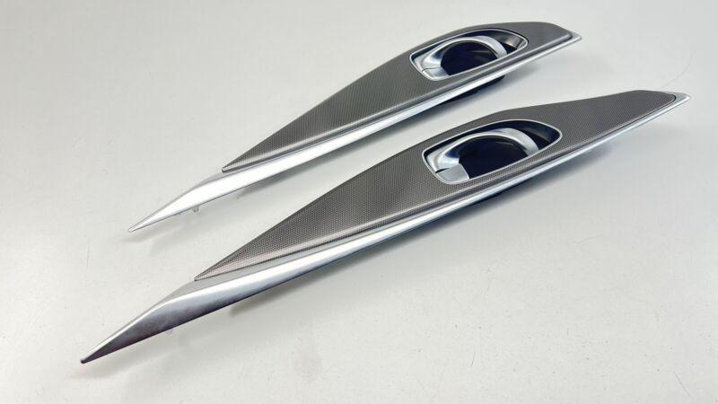 82924-4GA1A / 82924 4GA1A / 829244GA1A 14-22 INFINITI Q50 FRONT & REAR INTERIOR DOOR PANEL HANDLE BEZEL TRIM SET OEM