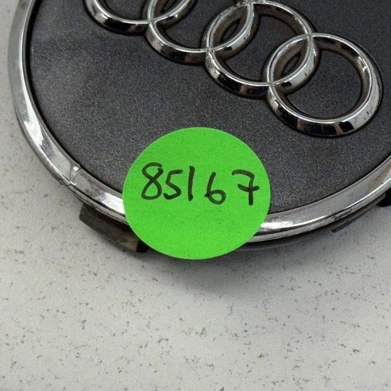 Audi Wheel Center Cap Rim Hubcap Gray Factory OEM