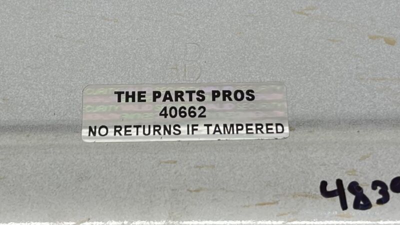 Does Not Apply 22-24 TOYOTA GR86 REAR REINFORCEMENT BAR CRASH IMPACT ABSORBER BAR WHITE OEM