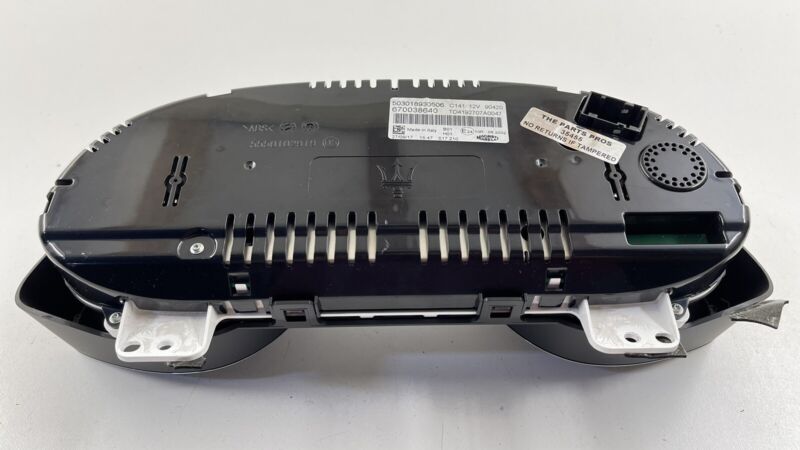 670038640 2018 MASERATI QUATTROPORTE SPEEDOMETER INSTRUMENT GAUGE CLUSTER 36K MILES OEM