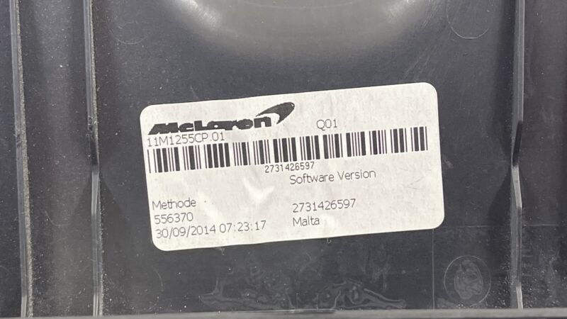 11M1255CP 15-17 MCLAREN 650S OVERHEAD CONSOLE DOME READING LIGHT LAMP 11M1255CP OEM