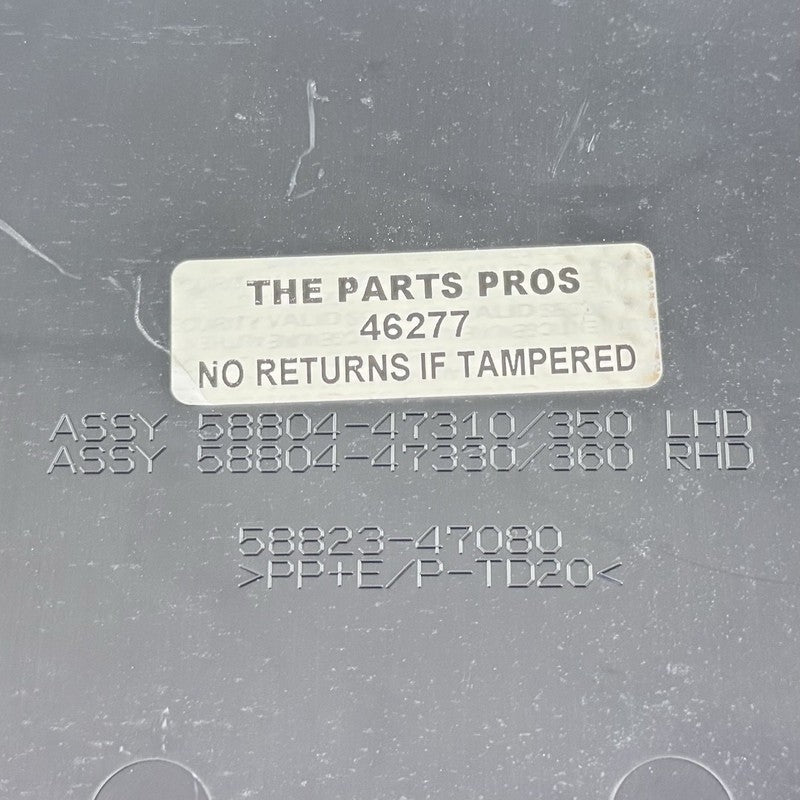 58841-47110 / 58841 47110 / 5884147110 23-25 TOYOTA PRIUS FRONT CENTER CONSOLE CUP HOLDER PANEL TRIM 58821-47180 OEM