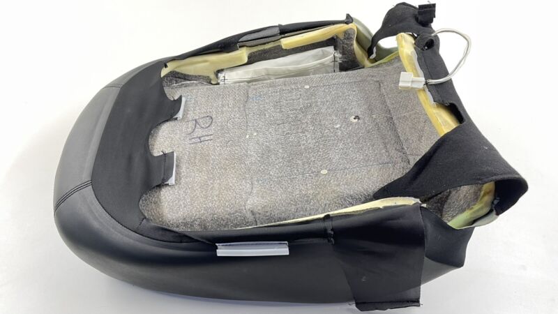 14-22 INFINITI Q50 RIGHT FRONT UPPER BACKREST BACK REST SEAT CUSHION BLACK OEM