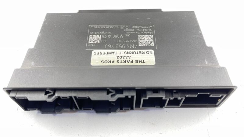 4M4 959 760 / 4M4959760 17-23 AUDI A4 S4 A5 S5 DRIVER LEFT FRONT SEAT CONTROL MODULE 4M4959760 OEM