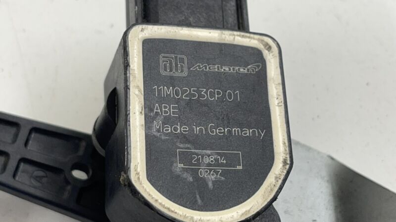 11B0761CP 15-17 MCLAREN 650S DRIVER LEFT FRONT HEADLIGHT HEIGHT LEVEL SENSOR 11M0253CP OEM