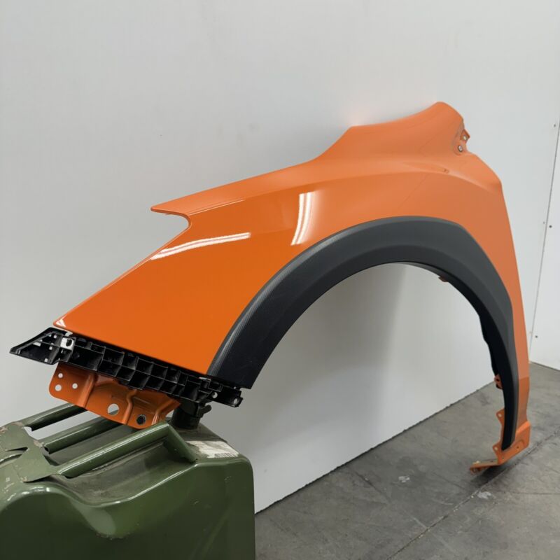 Does not apply 18-23 SUBARU CROSSTREK DRIVER LEFT FRONT FENDER PANEL WITH FLARE ORANGE OEM