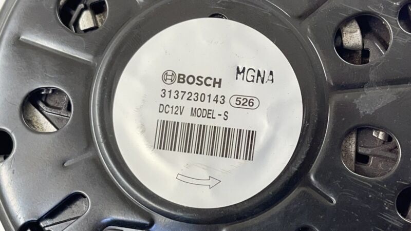 3137230143 12-20 TESLA MODEL S FRONT RADIATOR COOLING FAN MOTOR OEM