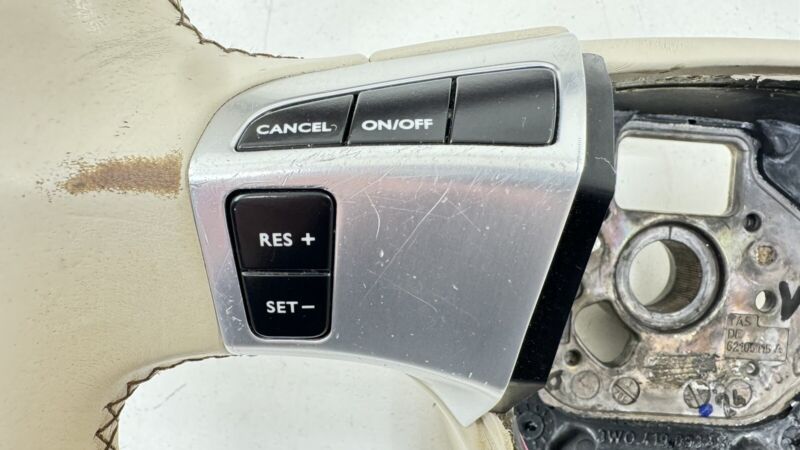 3WO 419 093AK / 3WO419093AK 13-18 BENTLEY FLYING SPUR DRIVER STEERING WHEEL WOOD LEATHER BEIGE OEM