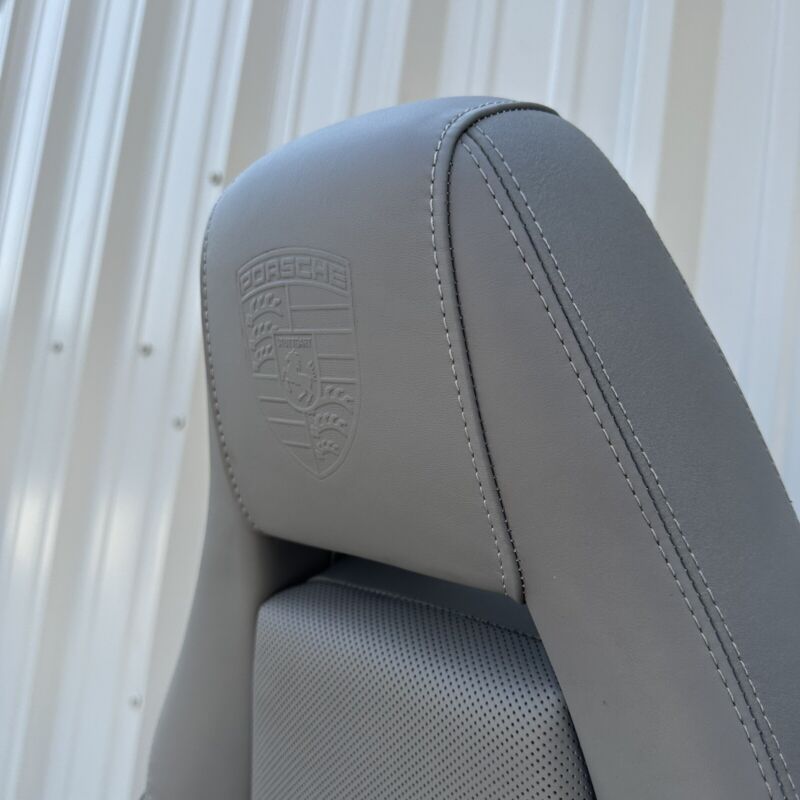 Does Not Apply 10-16 PORSCHE PANAMERA FRONT SEAT PAIR POWER MEMORY LEATHER PLATINUM GREY OEM