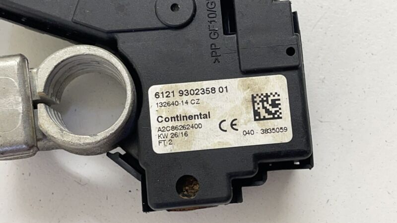 9302358 12-19 BMW M6 NEGATIVE BATTERY TERMINAL END LINK CABLE 9302358 OEM