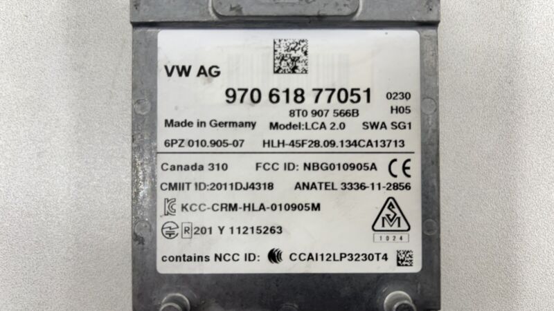 970 618 77051 / 97061877051 14-16 PORSCHE PANAMERA BLIND SPOT DETECTION SENSOR RADAR MONITOR 97061877051 OEM