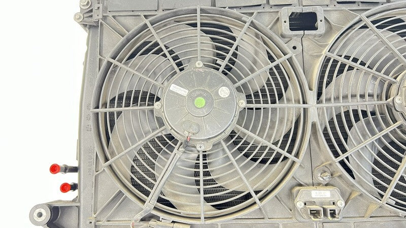000181097 04-08 MASERATI QUATTROPORTE RADIATOR CONDENSER FAN ASSEMBLY 52400530 OEM