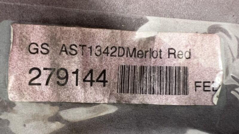 G33-10609-AJ / G33 10609 AJ / G3310609AJ 07-09 ASTON MARTIN VANTAGE LEFT SIDE SKIRT ROCKER PANEL COVER MERLOT RED OEM