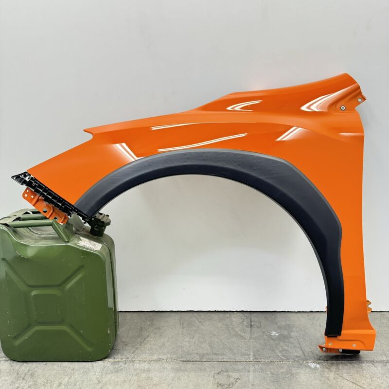Does not apply 18-23 SUBARU CROSSTREK DRIVER LEFT FRONT FENDER PANEL WITH FLARE ORANGE OEM