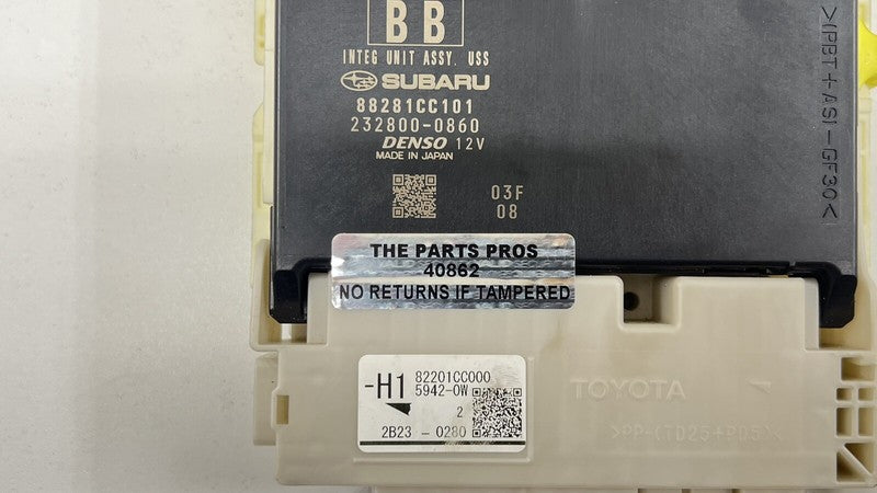 82201CC000 22-24 TOYOTA GR86 INTEGRATED BODY CONTROL MODULE FUSE RELAY JUNCTION BOX OEM