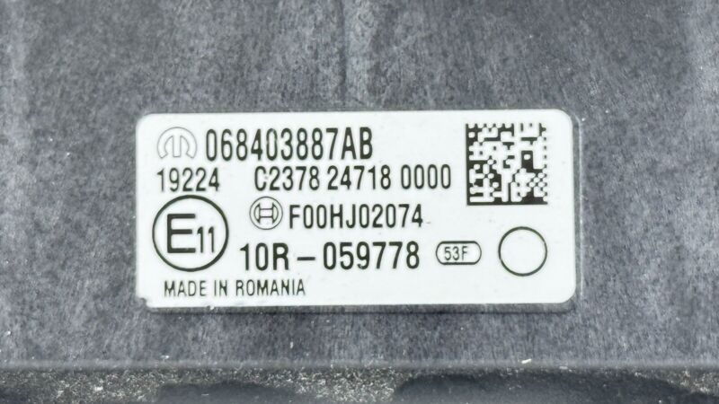 068403887AB 14-23 MASERATI GHIBLI NETWORK GATEWAY CONTROL MODULE 068403887AB OEM