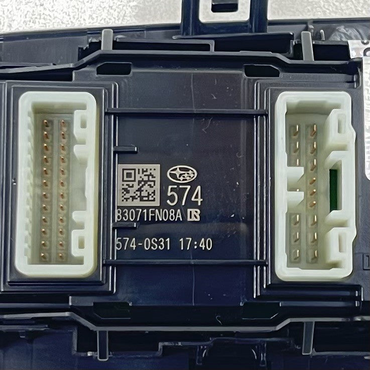 83071FN20A 24-25 SUBARU CROSSTREK LEFT AND RIGHT FRONT DOOR WINDOW SWITCH PAIR BLACK OEM