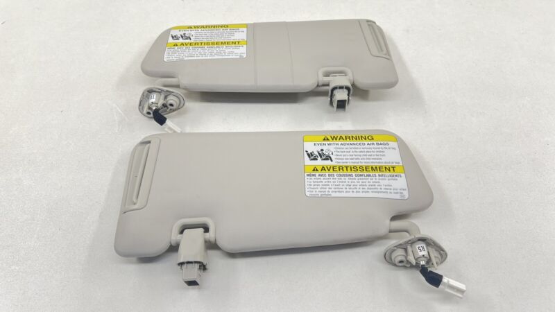Does Not Apply 24-25 SUBARU CROSSTREK LEFT AND RIGHT SUNVISOR SUN VISOR SHADE PAIR OEM