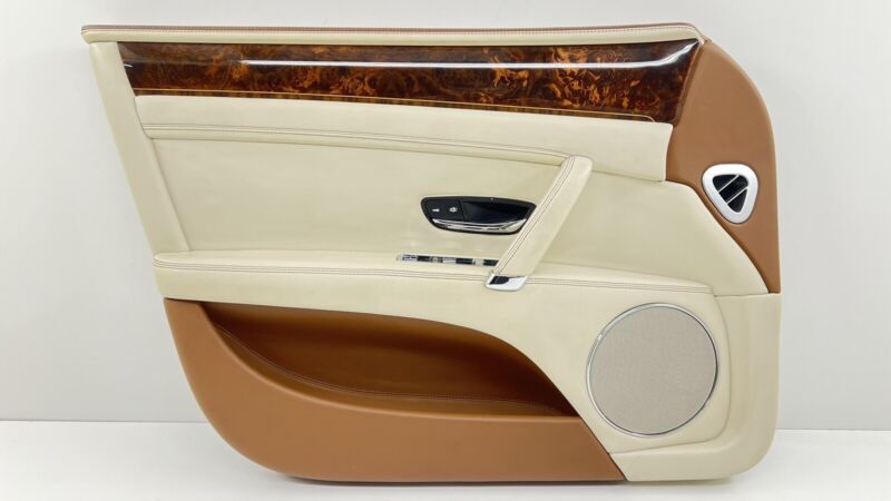 4W0 819 869 / 4W0819869 13-18 BENTLEY FLYING SPUR DRIVER LEFT FRONT DOOR PANEL COVER TRIM OEM