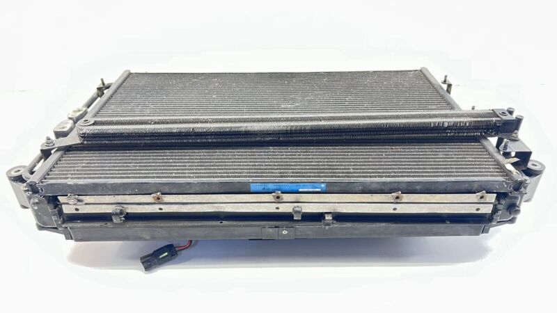 000181097 04-08 MASERATI QUATTROPORTE RADIATOR CONDENSER FAN ASSEMBLY 52400530 OEM