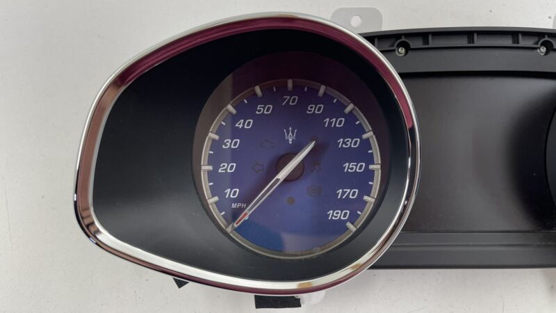 670038640 2018 MASERATI QUATTROPORTE SPEEDOMETER INSTRUMENT GAUGE CLUSTER 36K MILES OEM