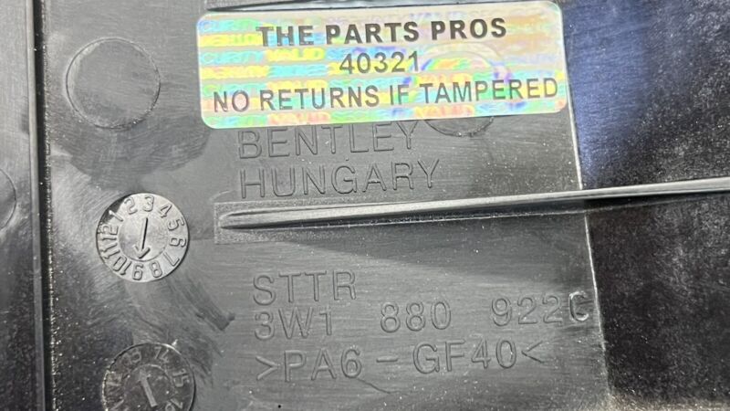 3W1.880.922 / 3W1 880 922 / 3W1880922 13-18 BENTLEY FLYING SPUR DRIVER LEFT FRONT KNEE AIRBAG AIR BAG SRS OEM