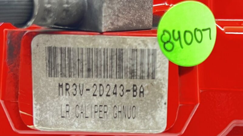 MR3V-2D243-BA / MR3V 2D243 BA / MR3V2D243BA 20-22 FORD MUSTANG GT500 DRIVER LEFT REAR CALIPER BRAKE BREMBO RED OEM