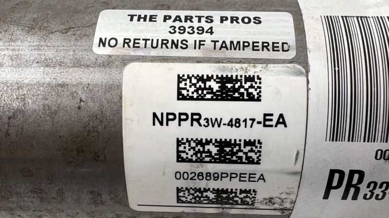 PR33-4K145-EA / PR33 4K145 EA / PR334K145EA 2024 FORD MUSTANG GT MANUAL TRANSMISSION DRIVESHAFT DRIVE SHAFT CARRIER OEM