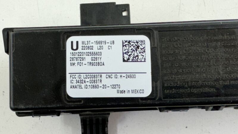 ML3T-15K619-UB / ML3T 15K619 UB / ML3T15K619UB 18-23 FORD MUSTANG GT KEYLESS ENTRY ANTENNA CONTROL MODULE ML3T-15K619-UB