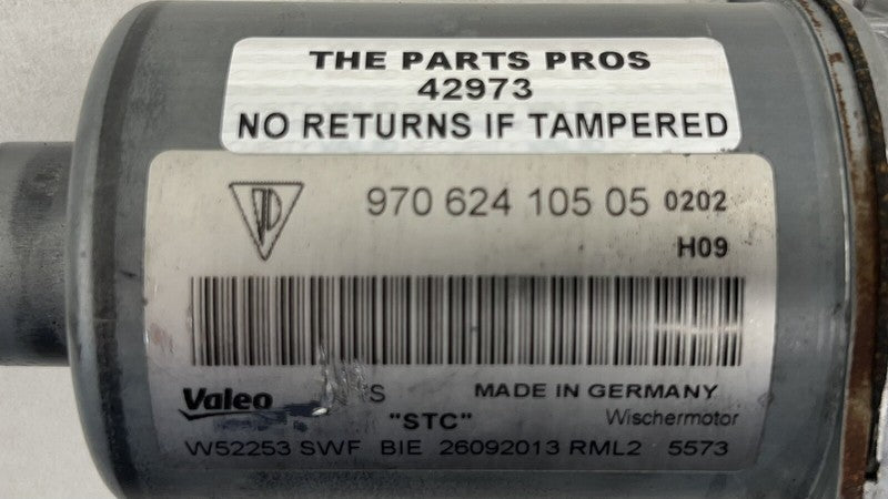 970.624.105.05 / 970 624 105 05 / 97062410505 10-16 PORSCHE PANAMERA FRONT WINDSHIELD WIPER MOTOR 970 624 105 05 OEM