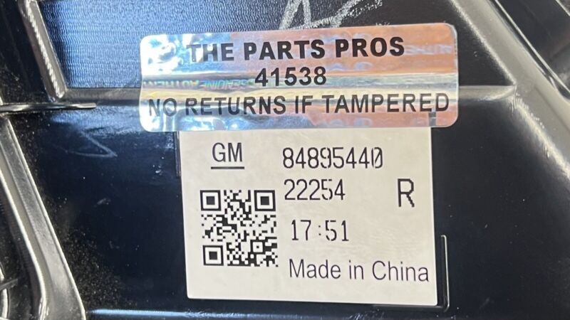 84895440 / 8489 5440 22-24 CADILLAC CT5 V BLACKWING RIGHT REAR TAILLIGHT TAIL LIGHT LAMP OEM