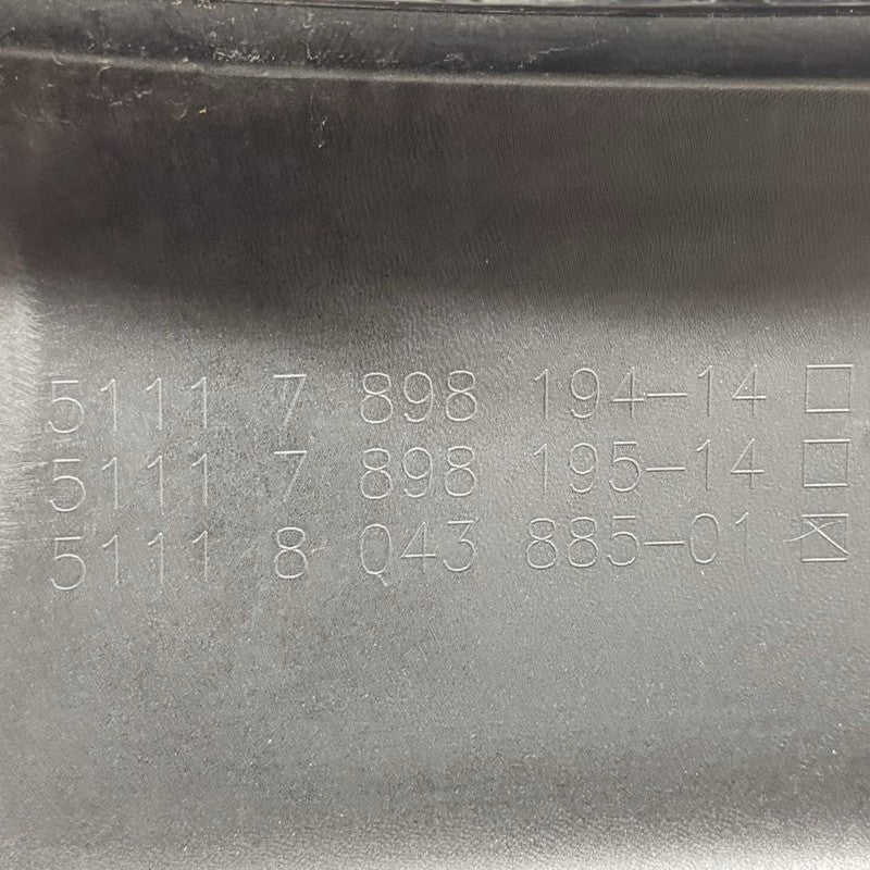 5111 7 899 508 / 51117899508 06-10 BMW M6 E63 E64 FRONT BUMPER COVER COMPLETE WITH GRILLS AND SENSORS OEM