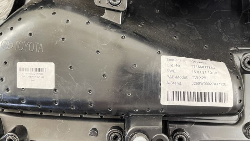 Does Not Apply 20-23 TOYOTA SUPRA LEFT FRONT DOOR PANEL INTERIOR TRIM W/ WINDOW SWITCH OEM