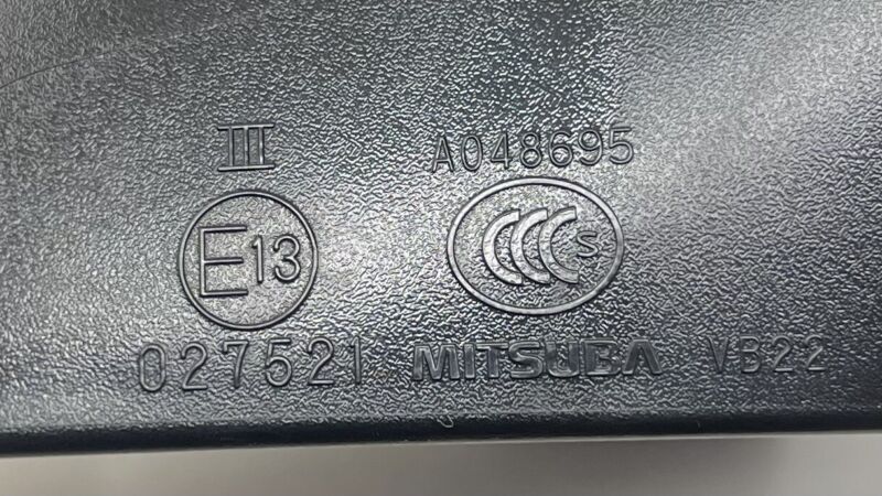 A048695 13-20 SUBARU BRZ PASSENGER RIGHT DOOR MIRROR SIDE VIEW CRYSTAL BLACK 5 WIRE OEM
