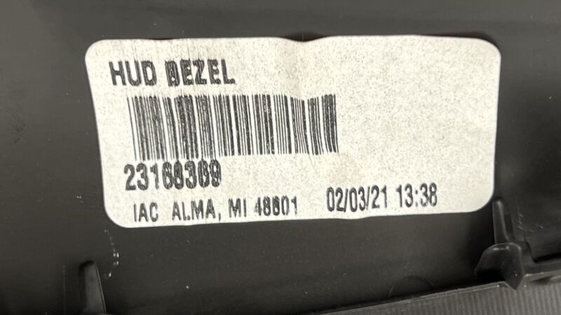 2293 3869 / 22933869 16-24 CHEVROLET CAMARO ZL1 SS DASHBOARD DASH BOARD INSTRUMENT PANEL COVER OEM