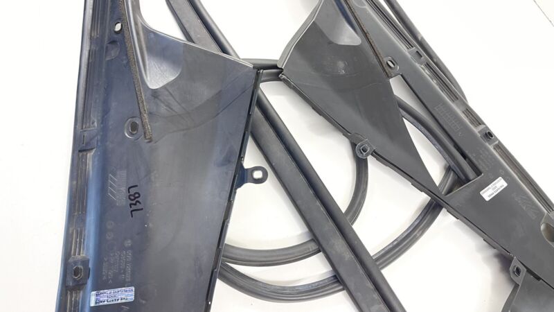 7211929 16-19 BMW M6 LEFT & RIGHT ENGINE BAY ACCESS COWL BEZEL PANEL COVER TRIM PAIR OEM