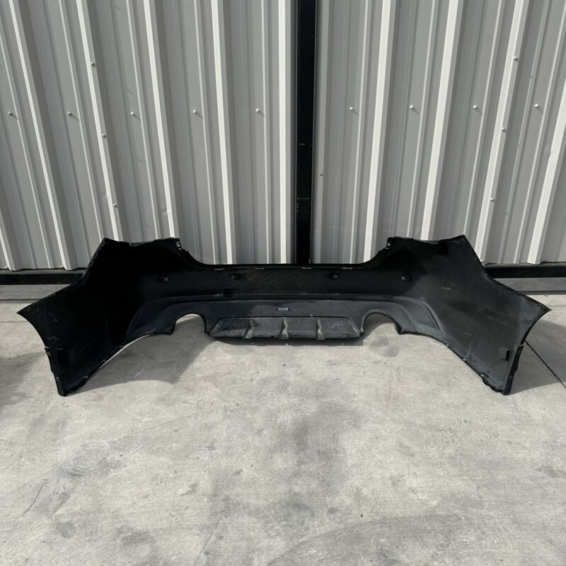 85022 6HH-0 / 85022-6HH-0 / 85022 6HH0 18-22 INFINITI Q50 REAR BUMPER COVER COMPLETE WITH SENSORS BLACK OEM NOTE