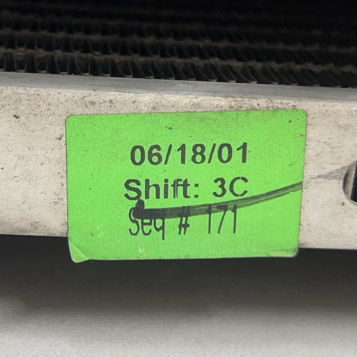 52470605 01-04 CHEVROLET CORVETTE C5 Z06 MANUAL RADIATOR CONDENSER FAN ASSEMBLY OEM