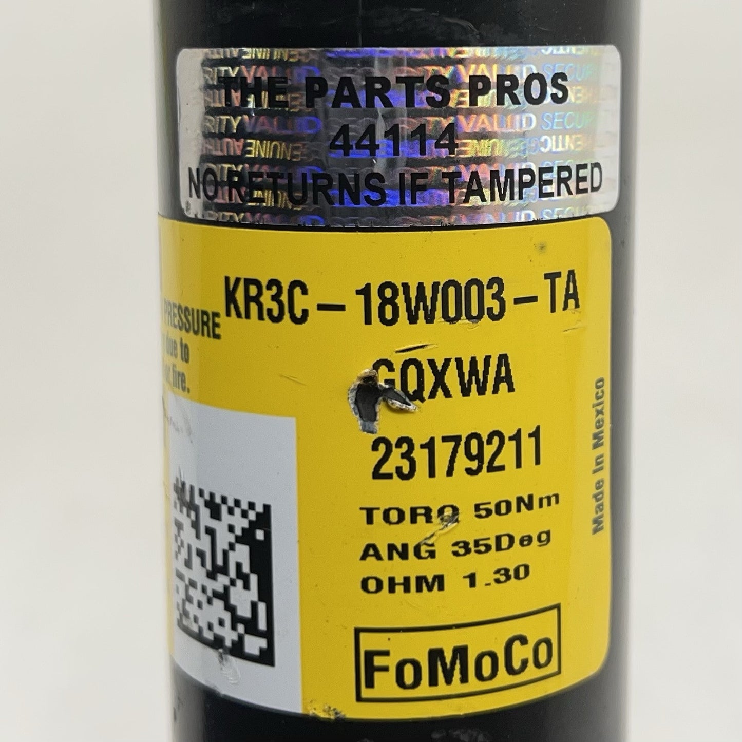 KR3C-18W003-TA / KR3C 18W003 TA / KR3C18W003TA 24-25 FORD MUSTANG DARK HORSE LEFT REAR SHOCK ABSORBER KR3C-18W003-TA OEM