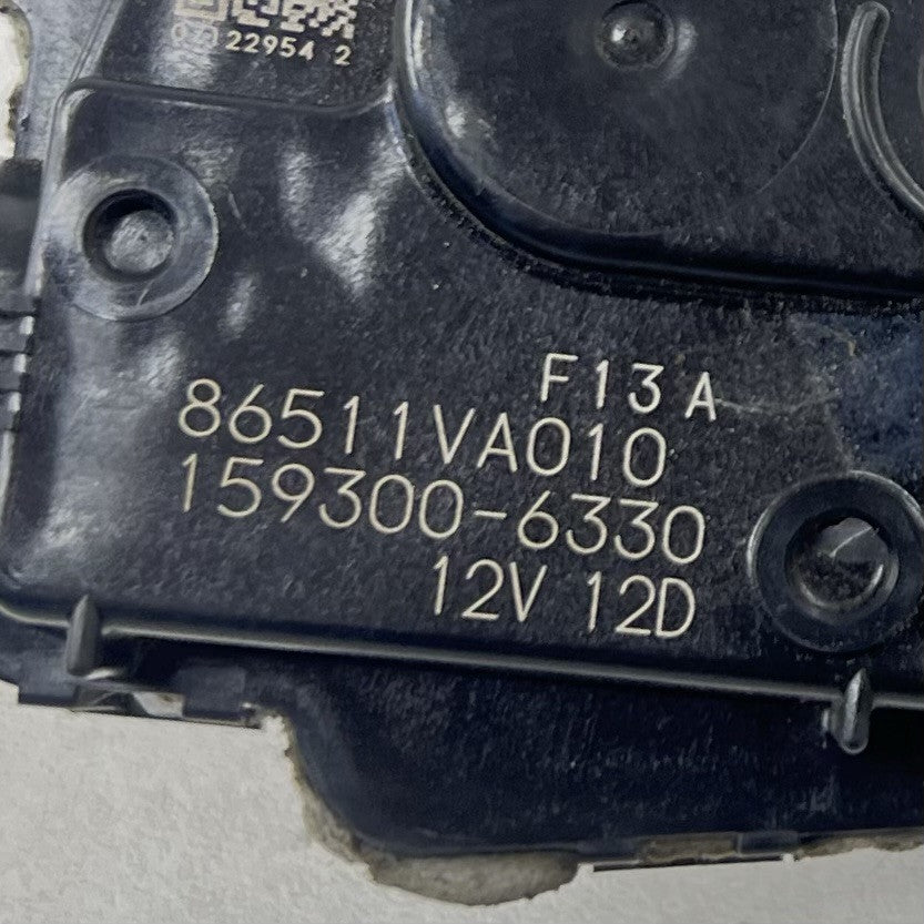 159300-6330 15-21 SUBARU WRX OR STI FRONT WINDSHIELD WIPER MOTOR 86511VA010 OEM