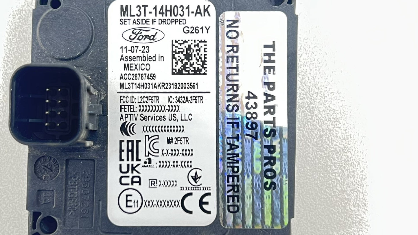 ML3T-14H031-AK / ML3T 14H031 AK / ML3T14H031AK 24-25 FORD MUSTANG GT PASSENGER RIGHT REAR BLIND SPOT RADAR MONITOR MODUL