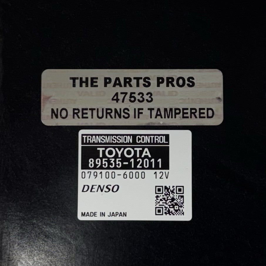 14-17 Toyota Prius V Transmission Gearbox Control Module TCM 89535-12011 OEM