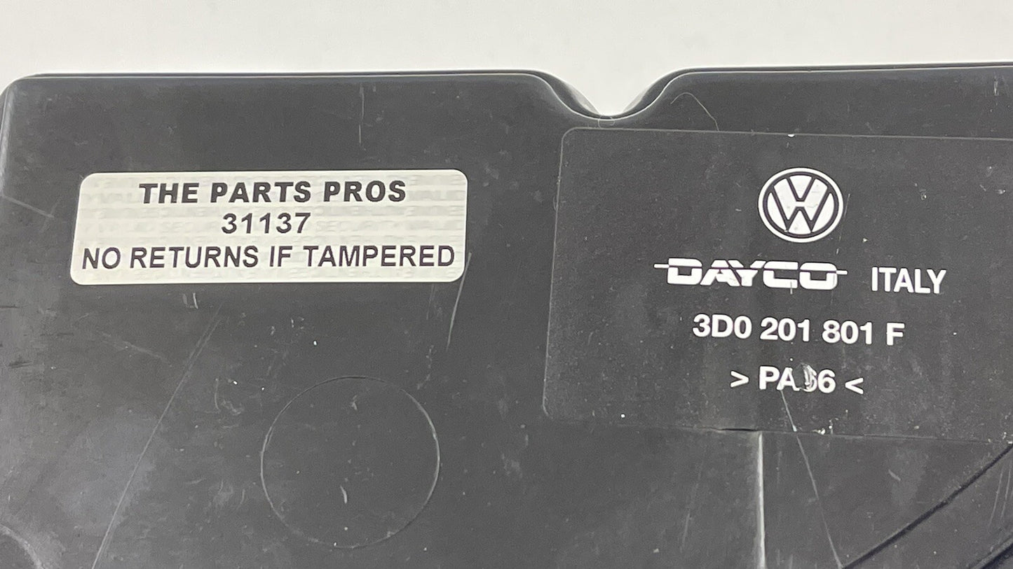08-15 AUDI R8 SPYDER FUEL EVAP VAPOR CHARCOAL EMISSION CANISTER 3D0201801F OEM